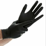 nitrile gloves Power Grip, puudrivabad 50pc L black