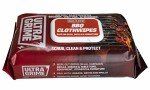 BBQ moistened cleaning wipes 60pc