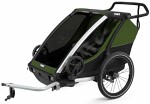 Chariot Cab 2 (Double), Aluminium/Cypress Green
