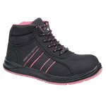 High-Rise Safety Shoes North Ways Venus 7037 Black, size 39