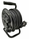 Extension cord on reel, H05RR-F / 3G1.5, IP44, 20m