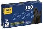 gloves nitrile black XL 100 pc