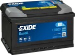 Batteri exide excell 80ah 640a 315x175x190 -+ eb800