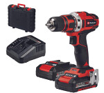 Cordless drill einhell te-cd 18v 40-1 li with battery and charger