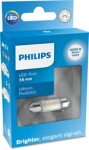 двухцокольная лампа 12V PHILIPS LED Ultinon Pro6000SI C5W 10,5x38mm 12V 11854-WU60-X1