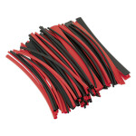 Sealey set värmekrympbar svart och röd 200 mm (100 st), diameter: o3,2 (x30), o4,8 (x30), o6,4 (x20), o9,5 (x10), o12,7 mm (x10)