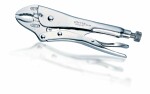 TOPTUL locking pliers 5", jaws curved