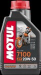 104103 1L моторное масло MOTUL 7100 4T 20W50 100% синтетическое 1 litr s Harley Davidson