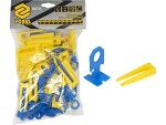 clamps and wedges for leveling/installing wall and floor tiles 2mm 50+50pcs