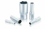 TOPTUL socket long 1/2" 16mm, number of points: 6