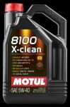 Fully synthetic engine oil Motul 8100 x-clean 5w40 5L