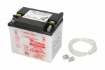 battery Yuasa 12V 8Ah starting current 124A dimensions 130x90x114 with electrolyte 0,6 poolus(+)/ ventilation P / P