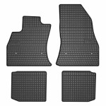 floor mats ( set, rubber, 4pc., black) FIAT 500L 09.12- liftback