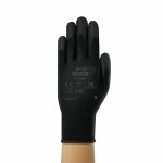 Edge dimensions 8/M - gloves light work ., durable hõõrdumisele black price 1 package 12 pc
