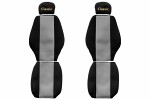 PS22, Seat cover seat - Classic, MERCEDES ACTROS ATEGO AXOR grey