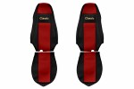 PS16, Seat cover seat - Classic, SCANIA series R & G & P ( integrated peatoed) red