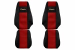 PS21, Seat cover seat - Classic, RENAULT MAGNUM DXI ( . starting from 07) red