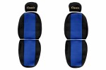 PS26, Seat cover seat - Classic, MAN F 2000 L 2000 - 1 belt , blue