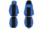 Fx03, sēdekļa pārvalks sēdeklis - elegance, scania sērija r & g & p (dažādi sēdekļi) zils