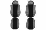 FX04, Seat cover seat - Elegance, DAF XF 95 & XF 105 ( . up to 2012) grey