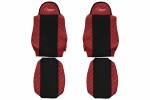 FX05, Seat cover seat - Elegance, MAN TGA TGL TGM red