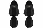 Seat cover seat Elegance ( black, juhiistme without mikrofonita, seats integrated peatoedega) SCANIA P,G,R,T 01.14-