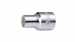 socket 12- Point, plug / spindle: 3/8”, dimensions meter: 13mm, type adapters: short
