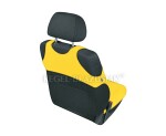 Seat cover shirt SINGLET A yellow 1pc