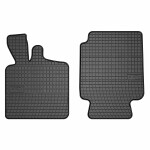 floor mats ( set, rubber, 2pc., paint black)