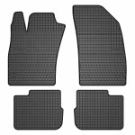 резиновый коврик ( Комплект, резина, 4шт., цвет черный) FIAT TIPO 10.15- седан