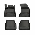 floor mats ( set, rubber, 4pc., paint black) AUDI A8 11.09-01.18 sedan