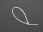 cable tie, retainer, paint white, number 100pc., length. 200mm, wide. 3,6mm, diameter max. 55mm