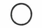 Wheel cover ( leather, diameter: 49-51cm), black