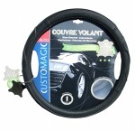 kate to the steering wheel type kate ( leather, diameter: 36,5-38cm), black , Premium