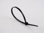 cable tie, retainer, paint black, number 100pc., length. 370mm, wide. 8mm, diameter max. 100mm