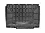 trunk mat ( rear, rubber, 1 pc, without valikulise pakiruumiriiulita) SKODA FABIA II LIFTBACK 12.06-12.14