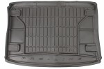 коврик в багажник ( задняя, резина, 1 шт, боком avanevad двери) FIAT QUBO minivan (MPV) 02.08-