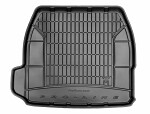 trunk mat ( rear, rubber, 1 pc, without valikulise pakiruumiriiulita) VOLVO S80 II sedan 03.06-