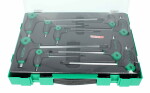 set wrenches ., 9 pc, Wrench/e hex; Wrench/e bit sockets HEX, dimensions HEX: 2/2,5/3/4/5/6/7/8/9/10,