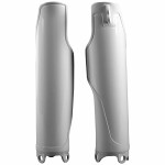 Shock absorbers cover, colour: white fits: HONDA CR, CRF 125/250/450 2004-2018