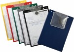 Dokumentų dėklas 10 vnt., modelis: turbo, spalva: raudona, kišenė raktams, dydis: a4, didelė kišenė dokumentams ir žinynams