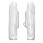Shock absorbers cover, colour: white fits: YAMAHA YZ 85 2022-2023
