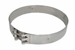 Exhaust system clasp (-350mm, stainless steel) fits: IVECO STRALIS II, TRAKKER II F2BE3681A-F3HFL611G 09.12-