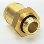 Hydraulic coupler , outer thread 1 inch, hose diameter: 44mm