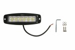 Work light (Epistar LED, 10-30V, 18W, 1440lm, number of diodes: 6x3W, height: 62mm, width: 195mm, depth: 45mm)