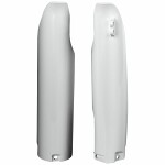 Shock absorbers cover, colour: white fits: YAMAHA WR, YZ 125/250/450 2005-2007