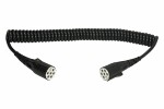 elektros spiralinis kabelis (poliuretanas, maksimalus ilgis 4,5 m, su kištukais, gnybtai: 7, kištuko tipas: s, 24v, linijų skaičius: 1x1,5+6x1mm², uždengti kištukai; tipas s) 5 eurai