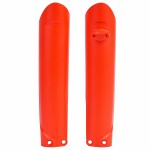 Shock absorbers cover, colour: orange fits: KTM EXC, SX, SX-F, XC, XCF-W, XC-W 125-500 2015-2023