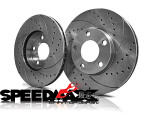 big efficiency brake disc, 2pc, SPEEDMAX, ventilated, Puuritud-Sisselõige, front part ; right/left, outside diameter 320 mm, thickness 30 mm, suitable for: AUDI A4 B5, A4 B6 1.6-4.2 01.97-05.13