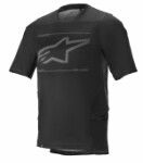 T-shirt (EN) cycling ALPINESTARS DROP 6.0 S/S JERSEY paint black, size M (short varrukas)